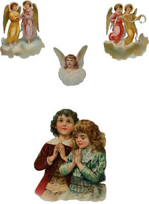 Композиция «Вечерняя молитва». Миниатюра книжная и альбомная. Зап. Европа, конец XIX в.